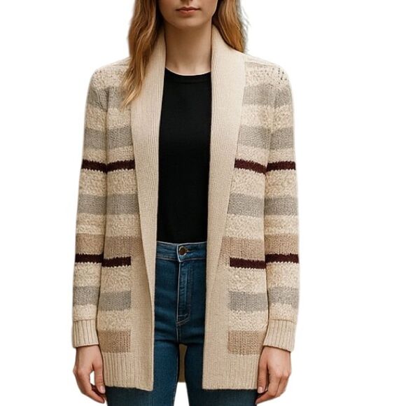Bob Timberlake Nubby Knit Cardigan - Picture 1 of 7